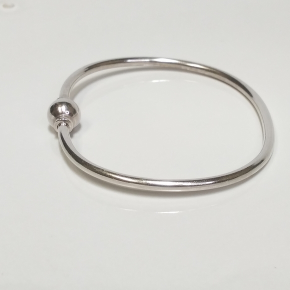 EDEN Hand Arts Cape Cod Sterling Silver Bangle Bracelet fits 7 to 7 1/2 wrists - Picture 6 of 11
